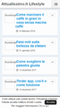 Mobile Screenshot of lifestyle.attualissimo.it