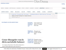 Tablet Screenshot of lifestyle.attualissimo.it