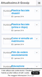Mobile Screenshot of gossip.attualissimo.it