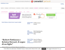 Tablet Screenshot of gossip.attualissimo.it
